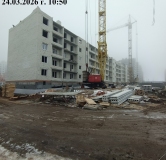 Ход строительства дома 5 в ЖК Уют-Парк -
