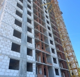 Ход строительства дома 1 в ЖК Краски Леса -
