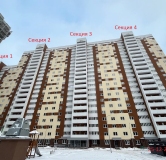 Ход строительства дома № 1 в ЖК Развитие -