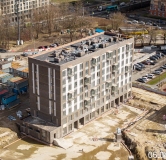 Ход строительства дома 30 в ЖК Живи! в Рыбацком -