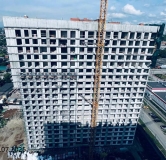 Ход строительства дома 1 в ЖК Роща -