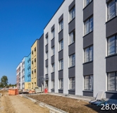 Ход строительства дома № 25, корпус 1 (ГП-4) в ЖК Крылья -