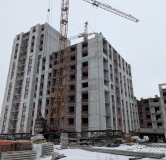Ход строительства дома № 57, 1 этап, секция 1,2 в ЖК Перемена -