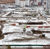 Ход строительства дома 14, корпус 1 в ЖК Остров-сад -