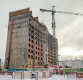 Ход строительства дома 5 в ЖК Еврокласс -