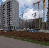 Ход строительства дома 6.4 в ЖК Район Солнечный -