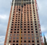 Ход строительства дома секция Г, 3 этап в ЖК Красочный квартал Цвет -