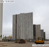 Ход строительства дома корпус 2.4 в ЖК Октябрьская Набережная -