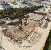 Ход строительства дома 12 в ЖК Прео-8 -