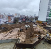 Ход строительства дома Литер 17 в ЖК Йондоз -