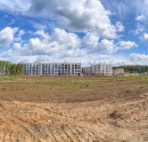 Ход строительства дома 60/4 в ЖК Совушки -
