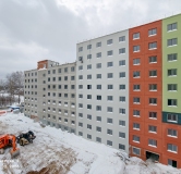 Ход строительства дома 1.1 в ЖК Патриот -