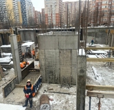 Ход строительства дома Литер 1 в ЖК Репина-Парк -