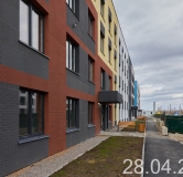 Ход строительства дома № 25, корпус 1 (ГП-4) в ЖК Крылья -