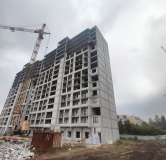 Ход строительства дома 47б, секция Б в ЖК Южный сити -