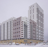 Ход строительства дома 19.2 в ЖК А Плюс -