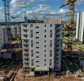 Ход строительства дома 3 в ЖК Белый квартал на Свободном -