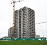 Ход строительства дома 22-11 в ЖК Романтики -