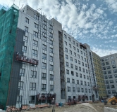 Ход строительства дома 3 в ЖК Аквамарин -