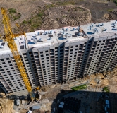 Ход строительства дома 1 в ЖК Самоцветы Бирюза -