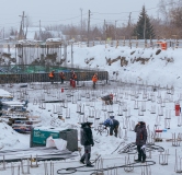 Ход строительства дома 14, корпус 1 в ЖК Остров-сад -