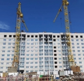 Ход строительства дома 1 в ЖК Мега-6 -