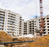 Ход строительства дома 12 в ЖК Медовый -