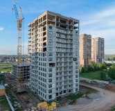 Ход строительства дома 3.2.2 в ЖК Остров на Норильской -