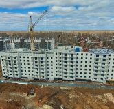 Ход строительства дома 3 в ЖК Атмосфера -