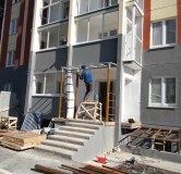 Ход строительства дома 65 в ЖК На Омской -