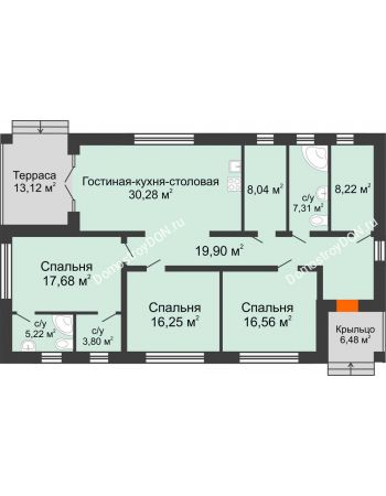 3 комнатный коттедж 153 м² - КП Ясная Поляна