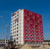 Ход строительства дома 3.2 в ЖК Кантри -