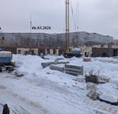 Ход строительства дома 1 в ЖК По пр. Чулман -