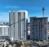 Ход строительства дома 1Г в ЖК На Тенистой -