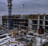 Ход строительства дома 1.1-1.4 в ЖК Теплые Кварталы -