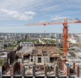 Ход строительства дома секция 8 (3 этап) в ЖК Мылзавод -
