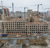 Ход строительства дома № 1 в ЖК Сити-квартал на Взлетной -