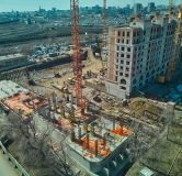 Ход строительства дома 1.2 (19Б) в ЖК Меридиан -