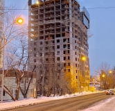 Ход строительства дома 66 в ЖК Покровский Парк -