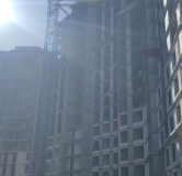 Ход строительства дома 1 в ЖК Крылья -