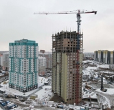 Ход строительства дома 1, корпус 3 в ЖК Серебряный -