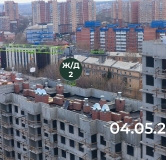 Ход строительства дома 132а.1 в ЖК Семья -