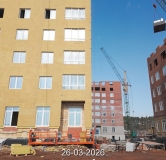 Ход строительства дома Литер 22 в ЖК Свой Берег -