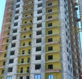 Ход строительства дома 1 в ЖК Краски Леса -