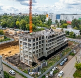 Ход строительства дома № 1,2 в ЖК Квартал Заречный -