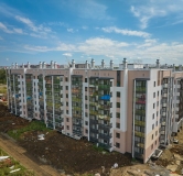 Ход строительства дома 1 в ЖК Атмосфера -