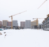 Ход строительства дома 1 в ЖК Солнечный (Эталон) -