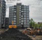 Ход строительства дома 119 в ЖК Легенда -