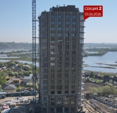 Ход строительства дома 1 в ЖК Бродский -