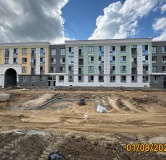 Ход строительства дома корпус 1 в ЖК Дубровский -